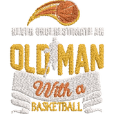 An-Old-Man - Basket Embroidery Design - FineryEmbroidery